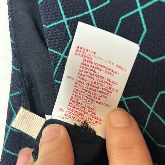 MARNI - vintage geometric dress 💯 virgin lambs wool and fully lined size 40/8 - Picture 5 of 11